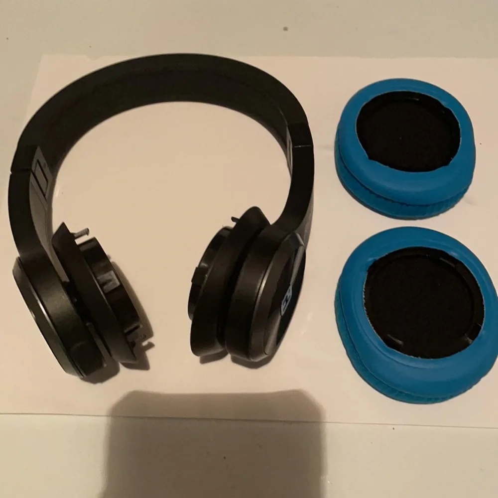 HP Rechargeable Headphones I-Home Bluetooth weather tough slotomania adjustable